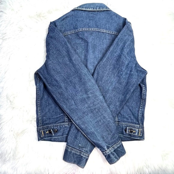 🚫SOLD! VINTAGE |•LEE•| Lee Riders Denim Relaxed Fit Trucker Jean Jacket - Picture 9 of 16